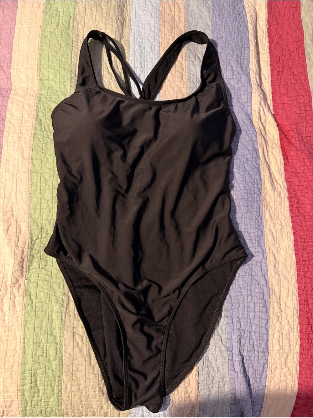 Classic Black One-Piece Swimsuit - Women's Swim